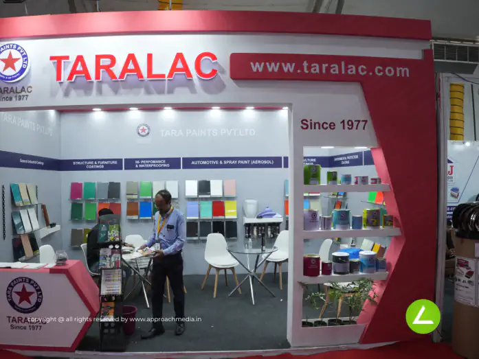Paint & Lacquer Exhibition Stall Design at Dahej Expo — Taralac — photo 2