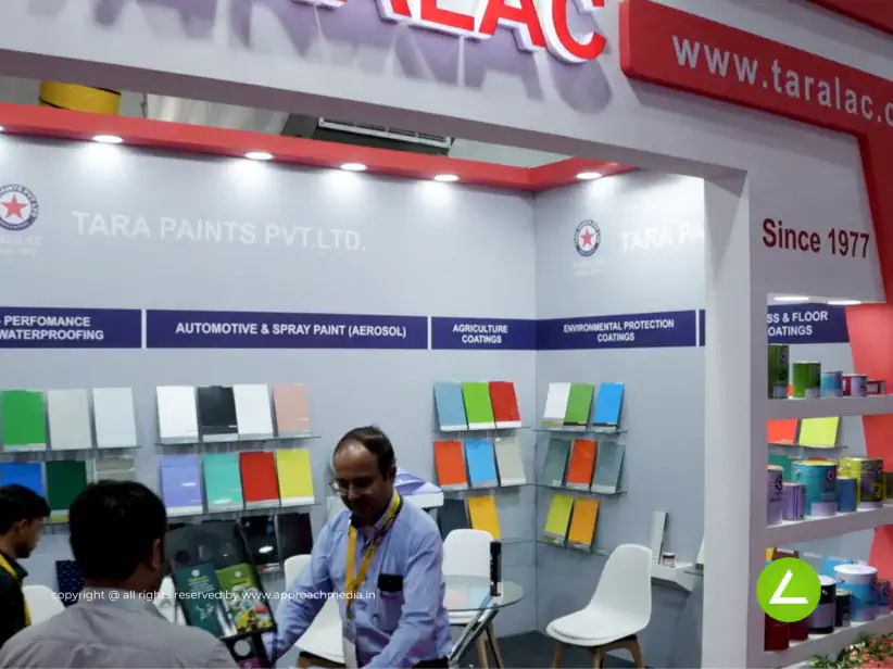 Paint & Lacquer Exhibition Stall Design at Dahej Expo — Taralac — photo 4