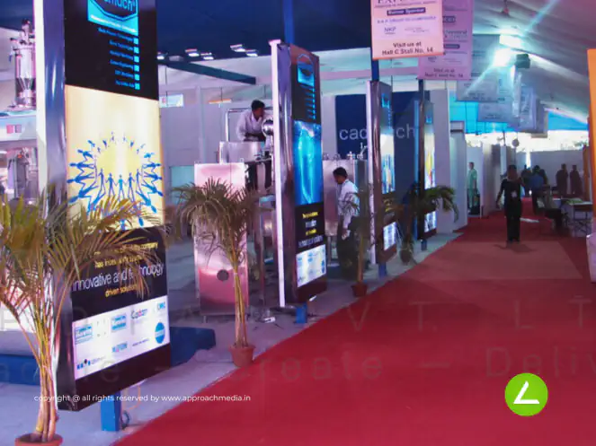 Pharma Machinery Exhibition Stall Design at Pharma Conference Ahmedabad 2009 — Cadmach 2009 — photo 2