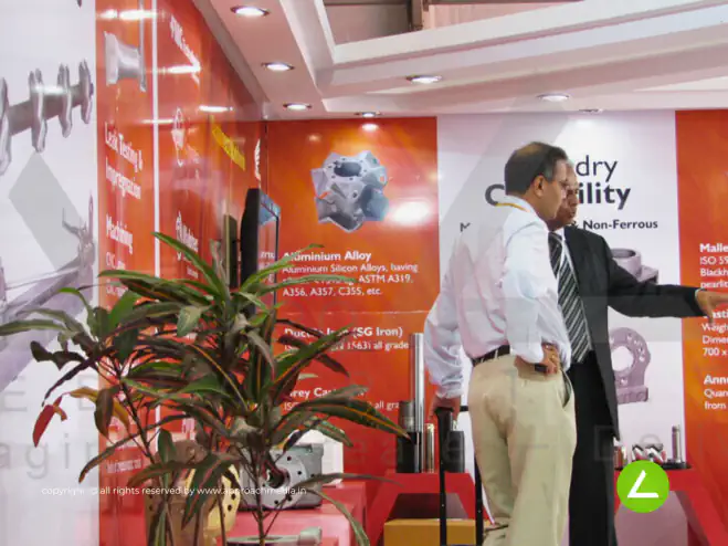 Metal Casting & Foundry Exhibition Stall Design at IFEX 2010 Ahmedabad — Gujarat Metal Cast 2010 — photo 2