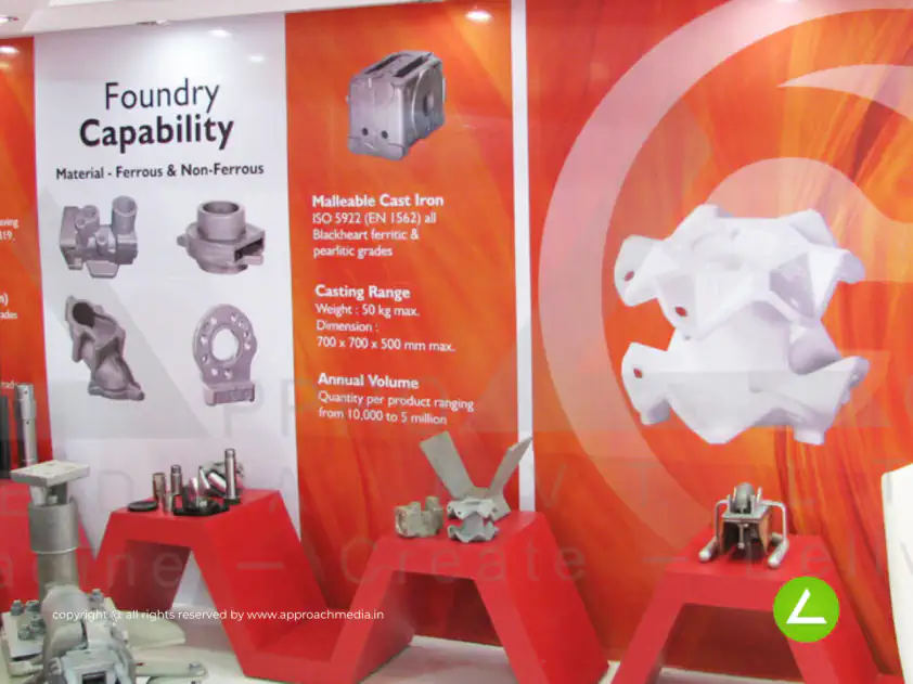 Metal Casting & Foundry Exhibition Stall Design at IFEX 2010 Ahmedabad — Gujarat Metal Cast 2010 — photo 3