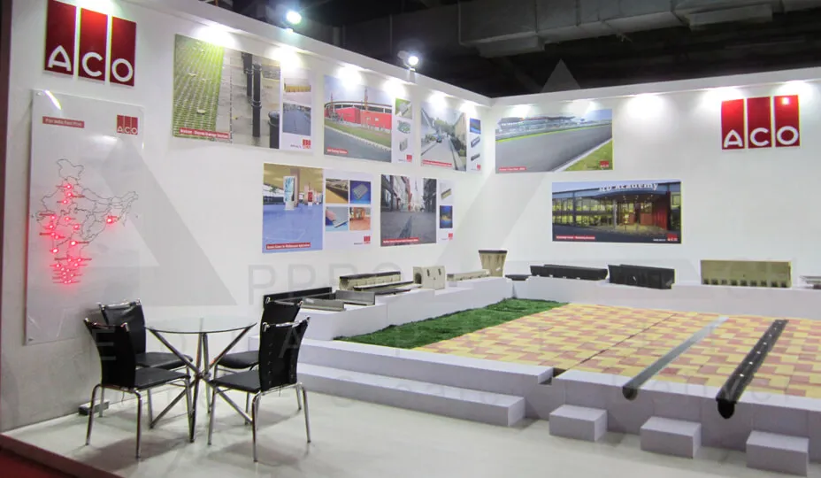 Drainage Solutions Exhibition Stall Design at IMTEX Bangalore — Aco 2011 — photo 2