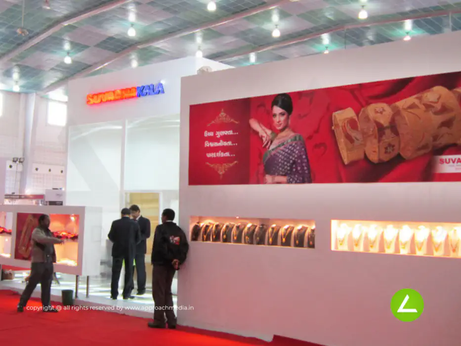 Gold Jewellery Exhibition Stall Design at GGJS 2012 Ahmedabad — Suvarnakala 2012 — photo 4