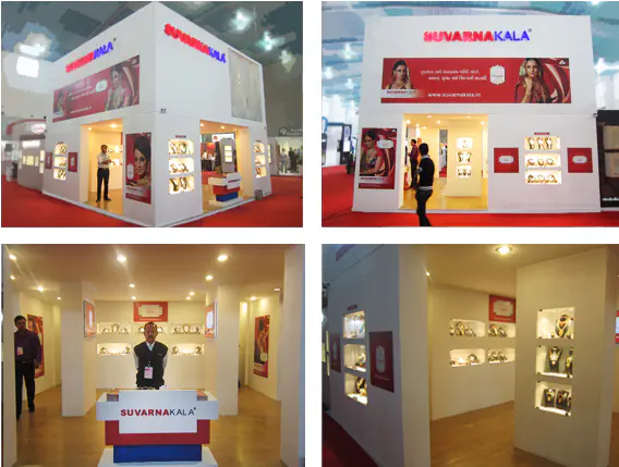 Designer Jewellery Exhibition Stall Design at GGJS 2013 Gandhinagar — Suvarnakala 2013 — photo 2