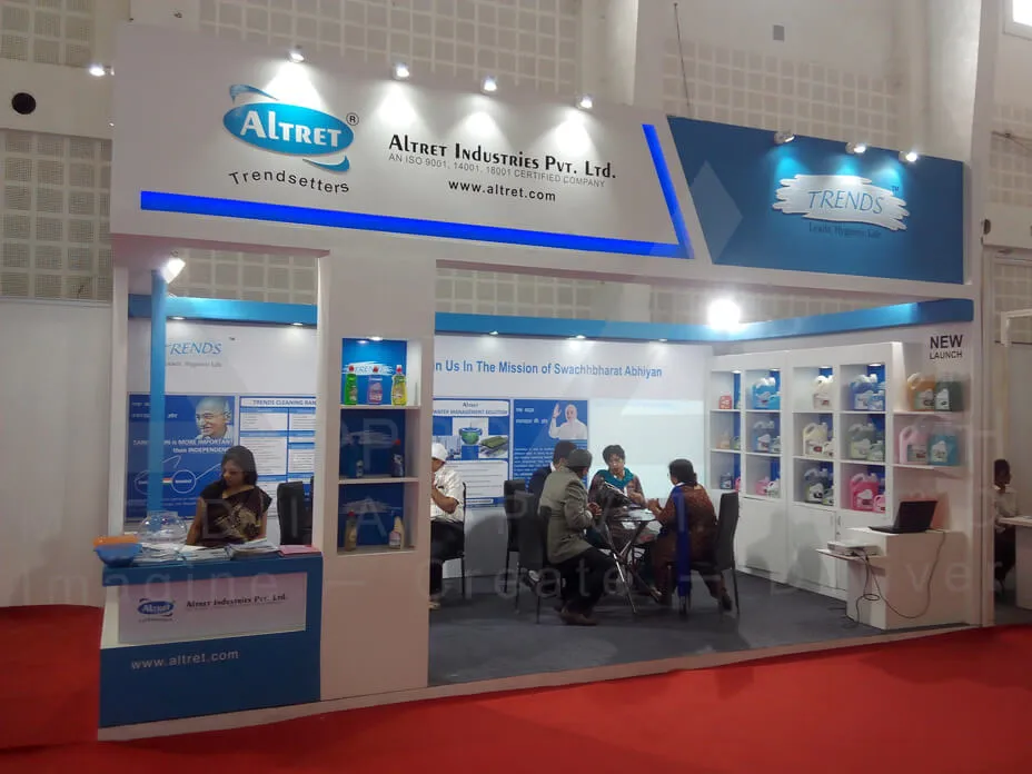 Cleaning Chemicals Exhibition Stall Design at Clean India Show Ahmedabad — Altret Industries 2014 — photo 4