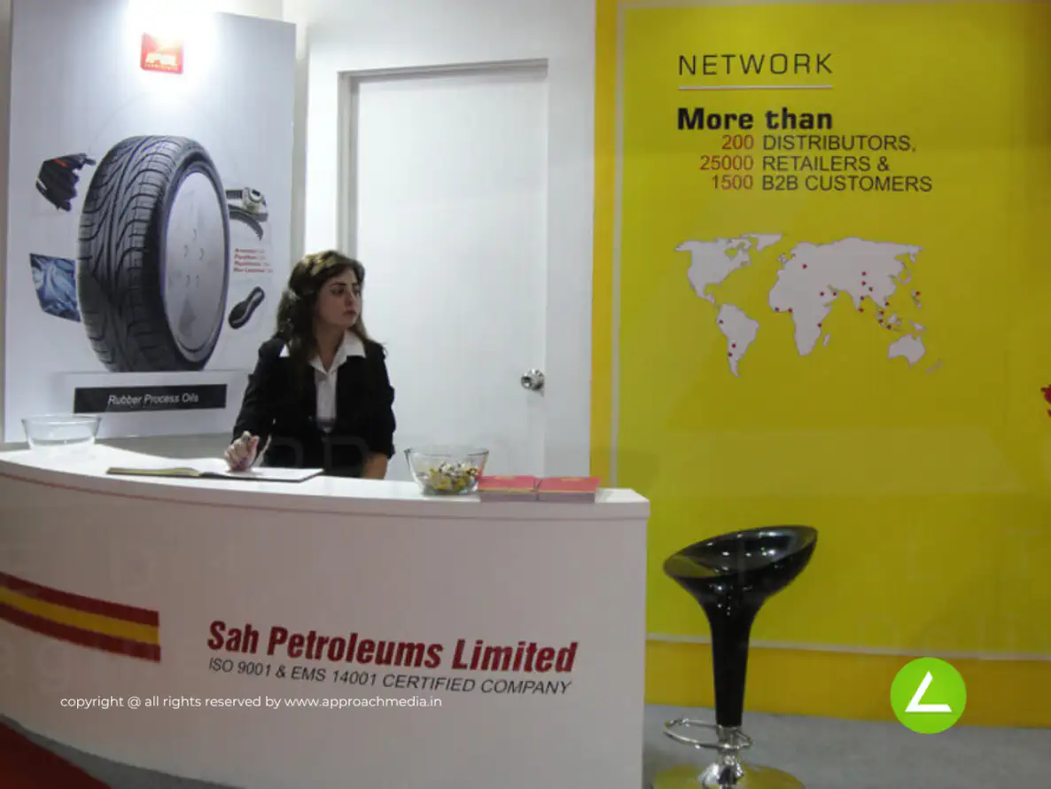 Industrial Lubricants Exhibition Stall Design at Impex 2014 Mumbai IPOL — IPOL Lubricants 2014 — photo 3