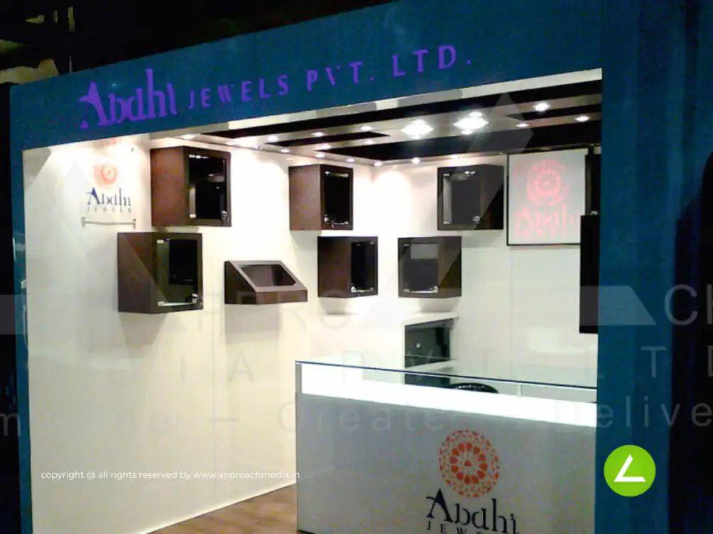 Fine Jewellery Exhibition Stall Design at IIJS Expo 2015 Mumbai Abdhi Jewellers — Abdhi Jewellers 2015 — photo 2