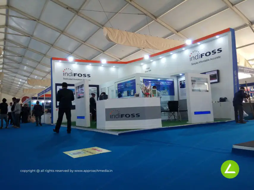 Dairy Analysis Exhibition Stall Design at Dairy Expo 2016 Hyderabad indiFOSS — indiFOSS 2016 — photo 2