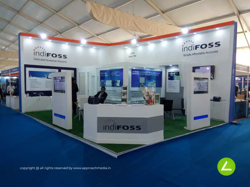 Dairy Analysis Exhibition Stall Design at Dairy Expo 2016 Hyderabad indiFOSS — indiFOSS 2016 — photo 4