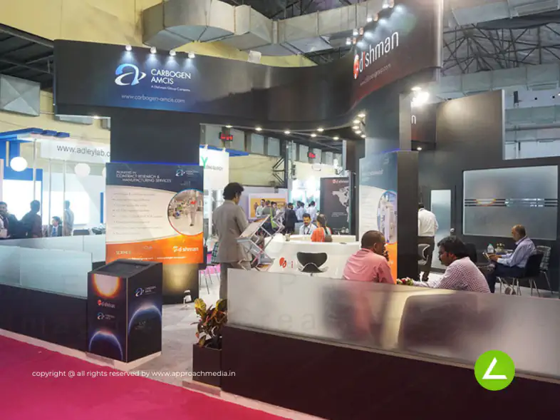 Pharma API Exhibition Stall Design at CPhI 2016 Mumbai Dishman — Dishman 2016 — photo 2