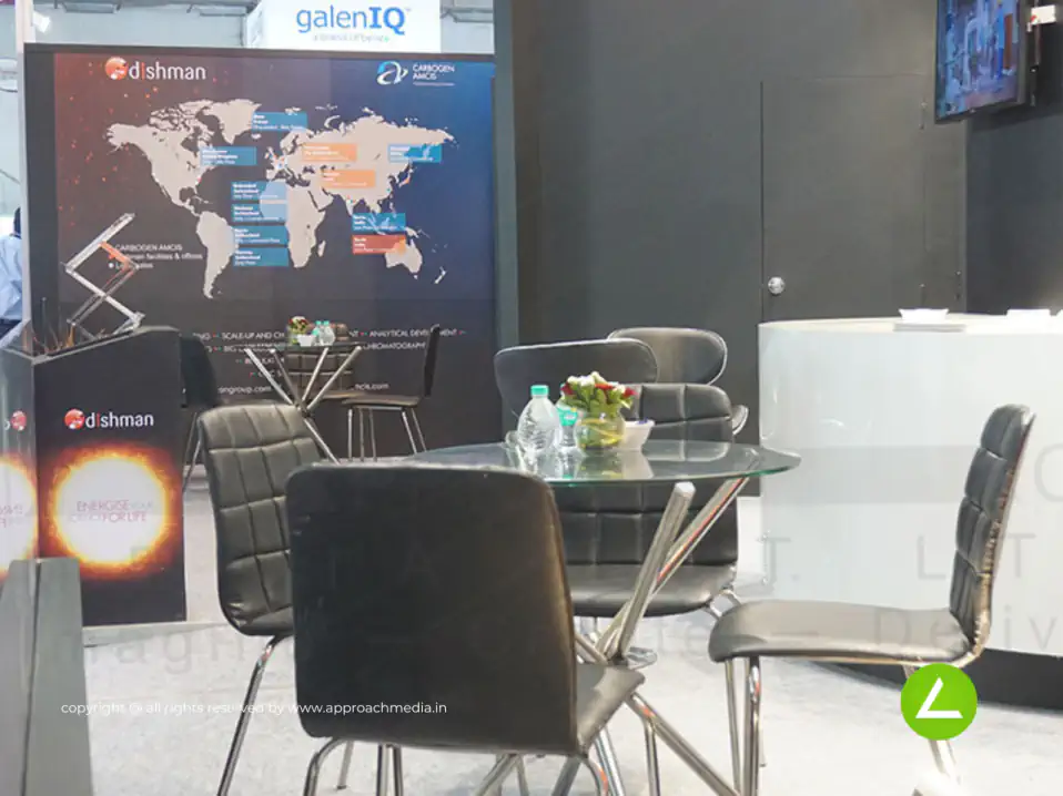 Pharma API Exhibition Stall Design at CPhI 2016 Mumbai Dishman — Dishman 2016 — photo 3