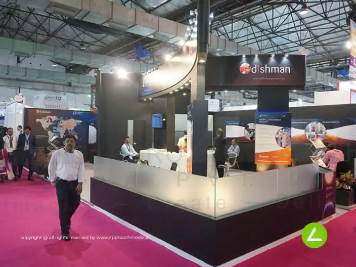 Pharma API Exhibition Stall Design at CPhI 2016 Mumbai Dishman — Dishman 2016 — photo 4