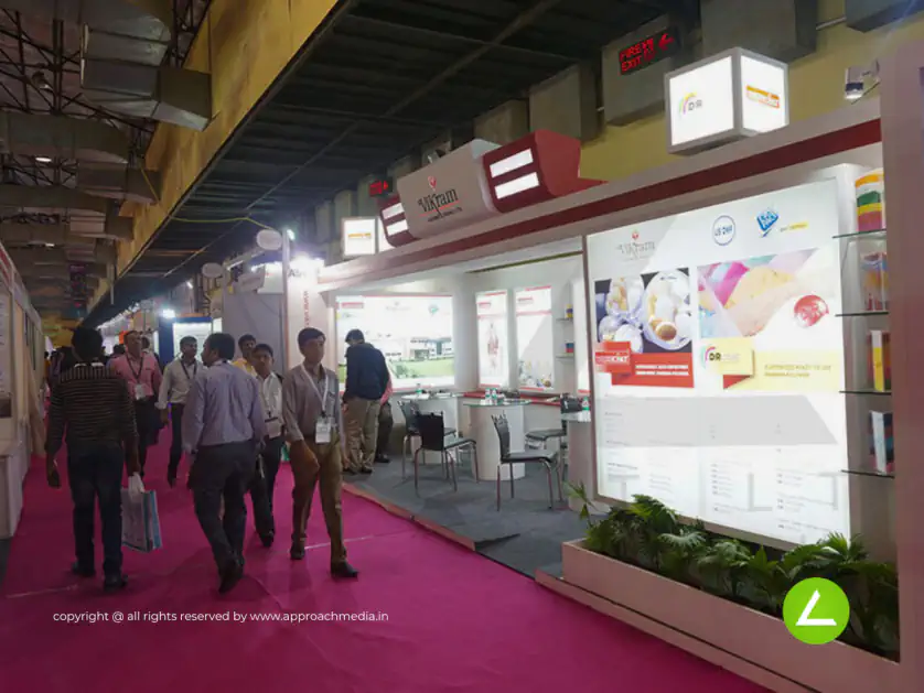 Pharma Ingredients Exhibition Stall Design at CPhI 2016 Mumbai Vikram Thermo — Vikram Thermo India 2016 — photo 2