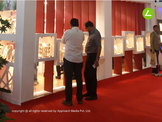 Gold Jewellery Exhibition Stall Design at GGJS 2016 Gandhinagar Lakhtarwala — Lakhtarwala Jewellers 2016 — photo 3