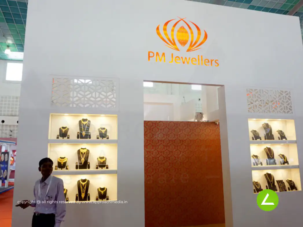 Designer Jewellery Exhibition Stall Design at GGJS 2016 Gandhinagar PM Jewellers — PM Jewellers 2016 — photo 2