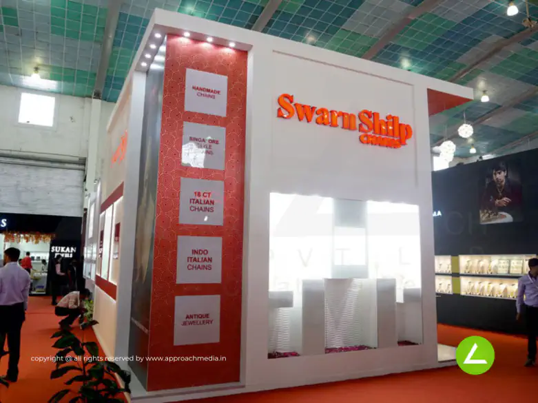 Gold Chains Exhibition Stall Design at GGJS 2016 Gandhinagar Swarn Shilp — Swarn Shilp Chains 2016 — photo 2