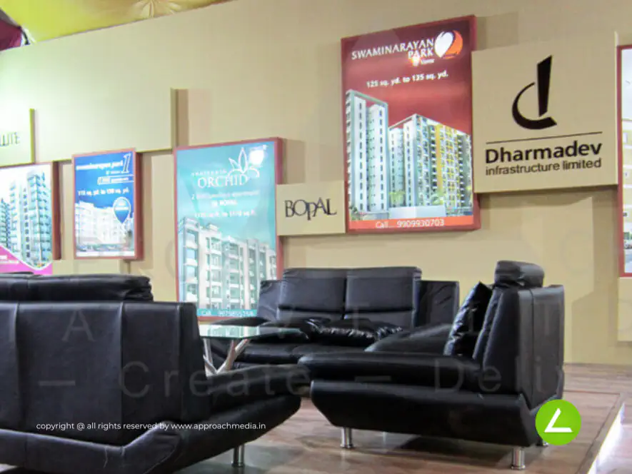 Real Estate Pavilion Stall Design at GIHED 2016 Ahmedabad Dharmadev — Dharmadev 2016 — photo 3