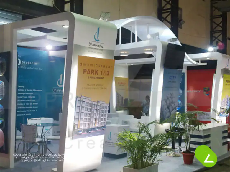 Residential Project Exhibition Stall Design at GIHED 2016 Ahmedabad Dharmadev City — Dharmadev (City) 2016 — photo 3