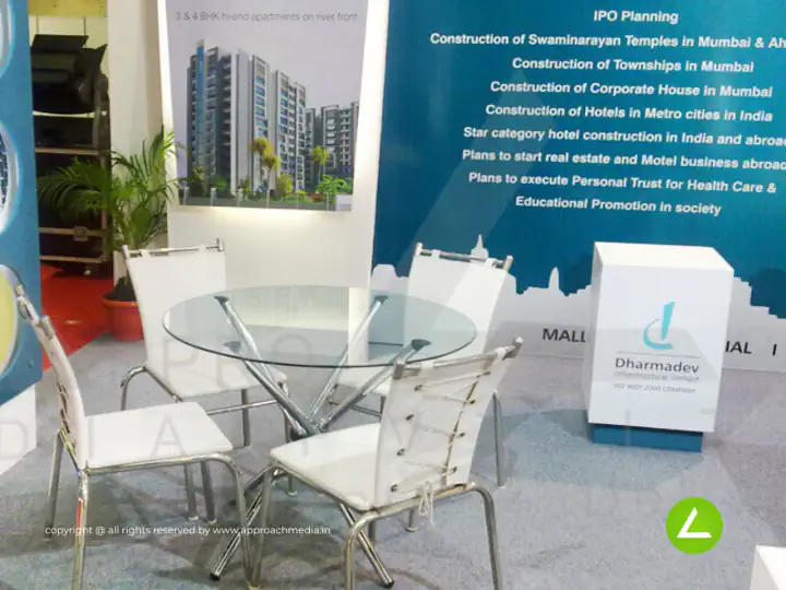 Residential Project Exhibition Stall Design at GIHED 2016 Ahmedabad Dharmadev City — Dharmadev (City) 2016 — photo 4