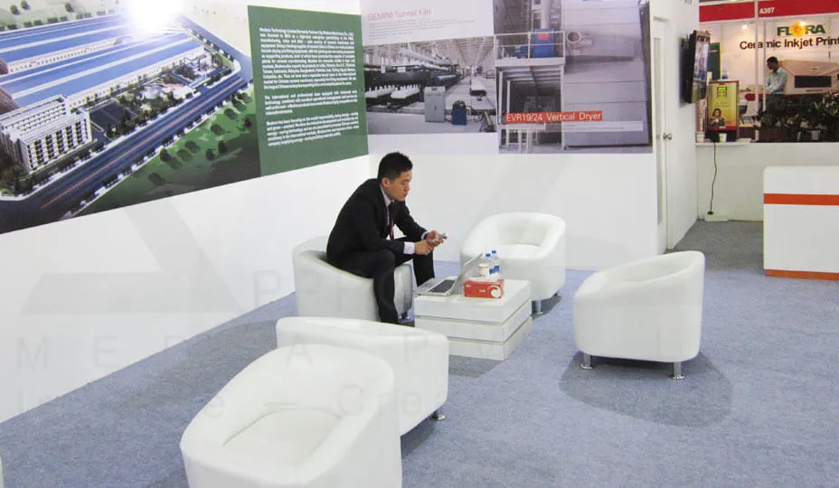 Ceramic Tile Exhibition Stall Design at Indian Ceramic 2016 Mumbai — Modena 2016 — photo 3