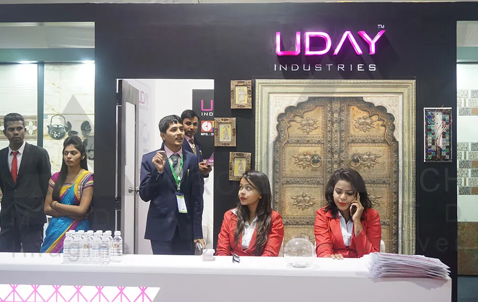 Ceramic Tile Exhibition Stall Design at Premier Ahmedabad Expo — Uday 2016 — photo 4