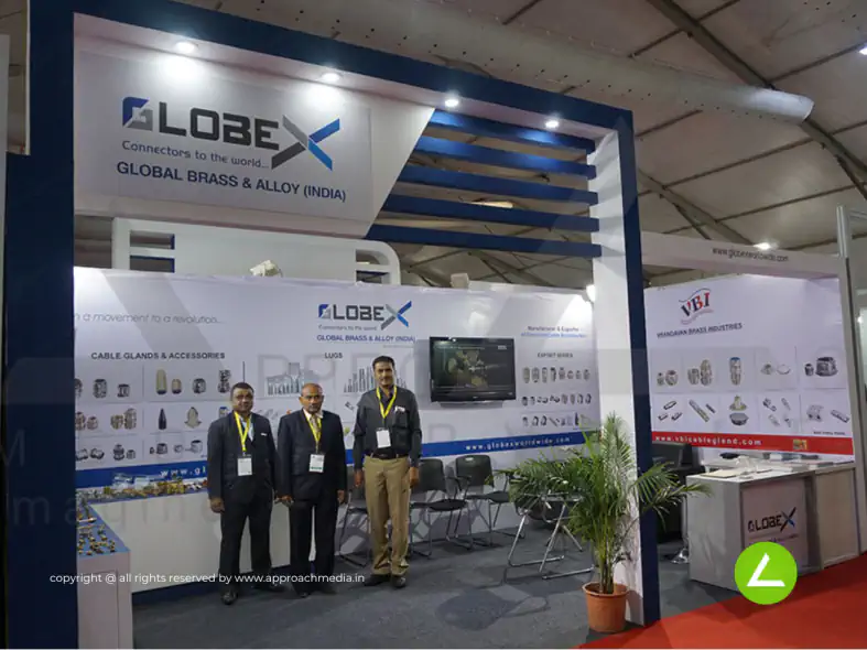 Brass & Alloy Exhibition Stall Design at Switch Global Expo 2016 Vadodara Globex — Globex 2016 — photo 2