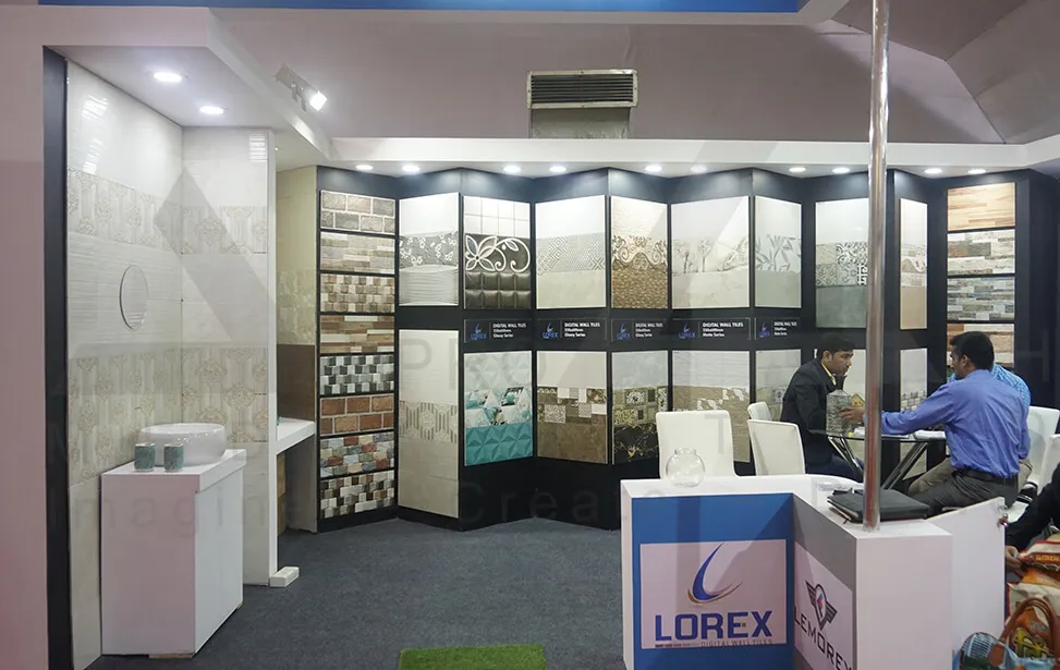 Wall & Floor Tile Exhibition Stall Design at Vibrant Ceramic Ahmedabad — Lorex 2016 — photo 2