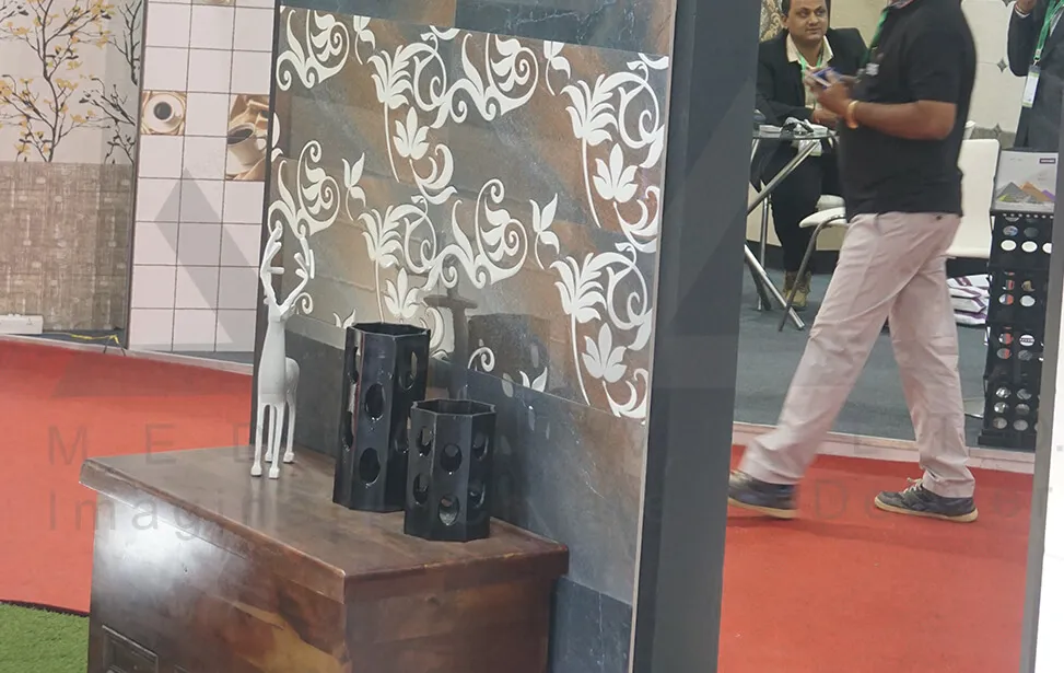 Ceramic Wall Tile Exhibition Stall Design at Vibrant Ceramics 2016 Ahmedabad — Lavish 2016 — photo 3