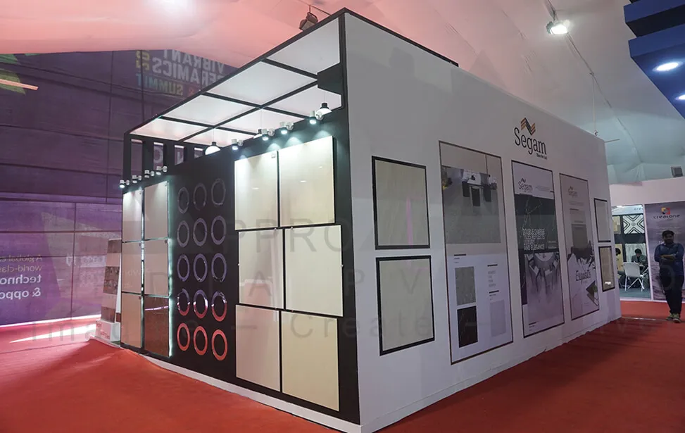 Ceramic Tile Exhibition Stall Design at Vibrant Ceramics 2016 Ahmedabad — Segam 2016 — photo 2