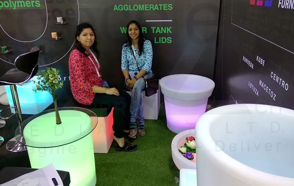 Polymer Granules Exhibition Stall Design at Plasti Vision 2017 Ahmedabad — Eco Polymers 2017 — photo 2