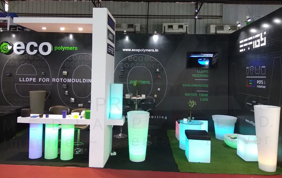 Polymer Granules Exhibition Stall Design at Plasti Vision 2017 Ahmedabad — Eco Polymers 2017 — photo 4