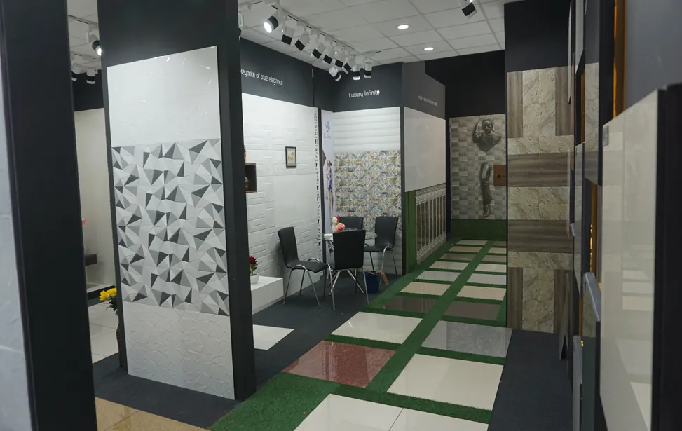 Designer Tile Showroom Exhibition Stall Design at Vibrant Ceramic 2017 Gandhinagar — Letina 2017 — photo 2