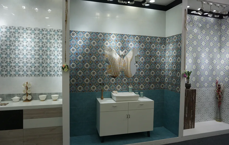 Ceramic Tile Showroom Exhibition Stall Design at Vibrant Ceramic 2017 Gandhinagar — Slogan 2017 — photo 3