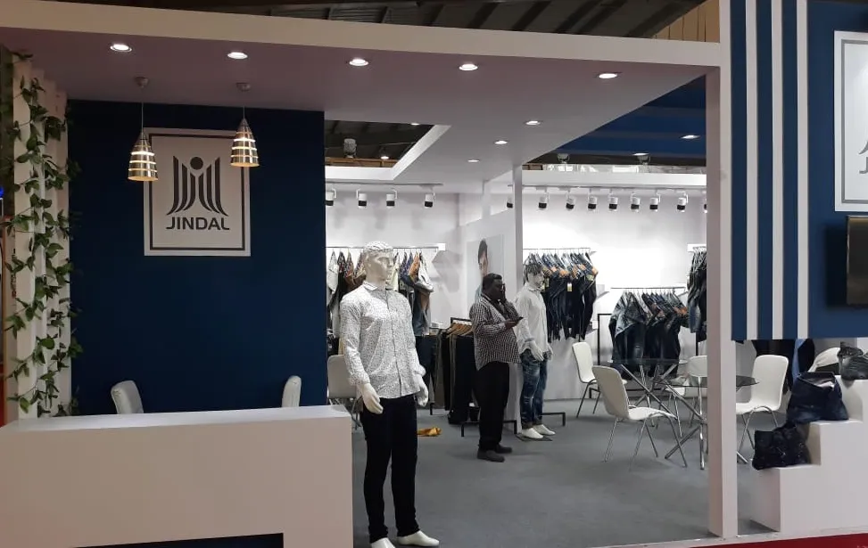 Denim Pavilion Exhibition Stall Design at Vibrant Gujarat 2019 Gandhinagar — Jindal 2019 — photo 2
