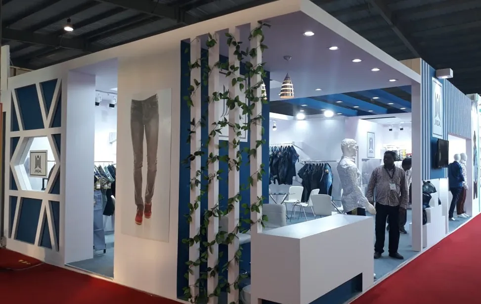Denim Pavilion Exhibition Stall Design at Vibrant Gujarat 2019 Gandhinagar — Jindal 2019 — photo 3