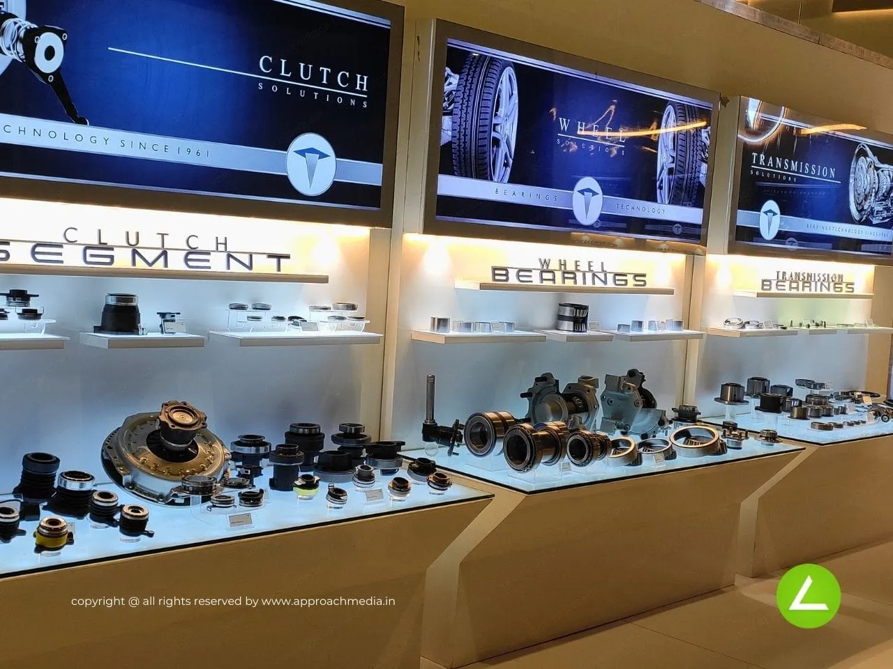 Bearings Exhibition Stall Design at Auto Expo Delhi — Texspin 2020 — photo 4