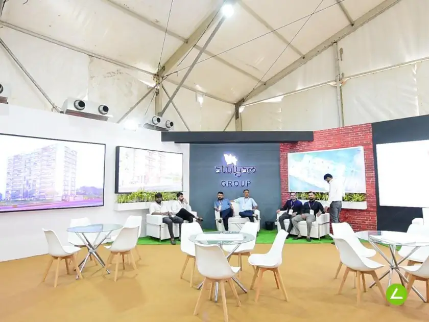 Interior Design Exhibition Stall Design at Architecture Expo Ahmedabad — Atulyam Group 2022 — photo 2