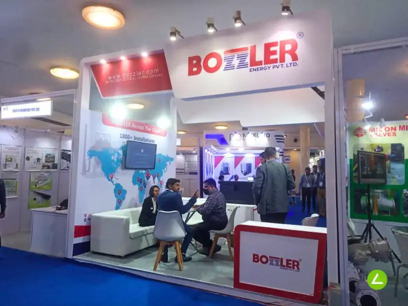 Industrial Boiler Exhibition Stall Design at Boiler Expo Mumbai — Bozzler Energy 2022 — photo 2