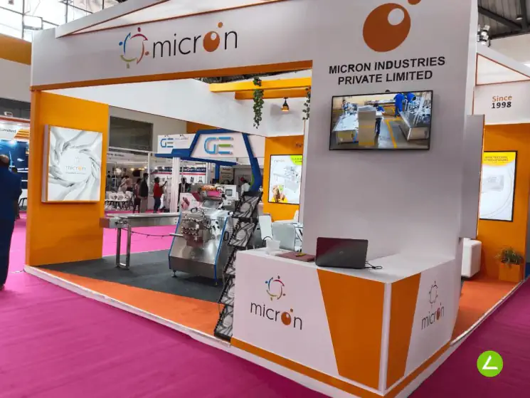 Ice Cream Industry Exhibition Stall Design at Indian Ice Cream Congress Hyderabad — Micron Industries 2022 — photo 2