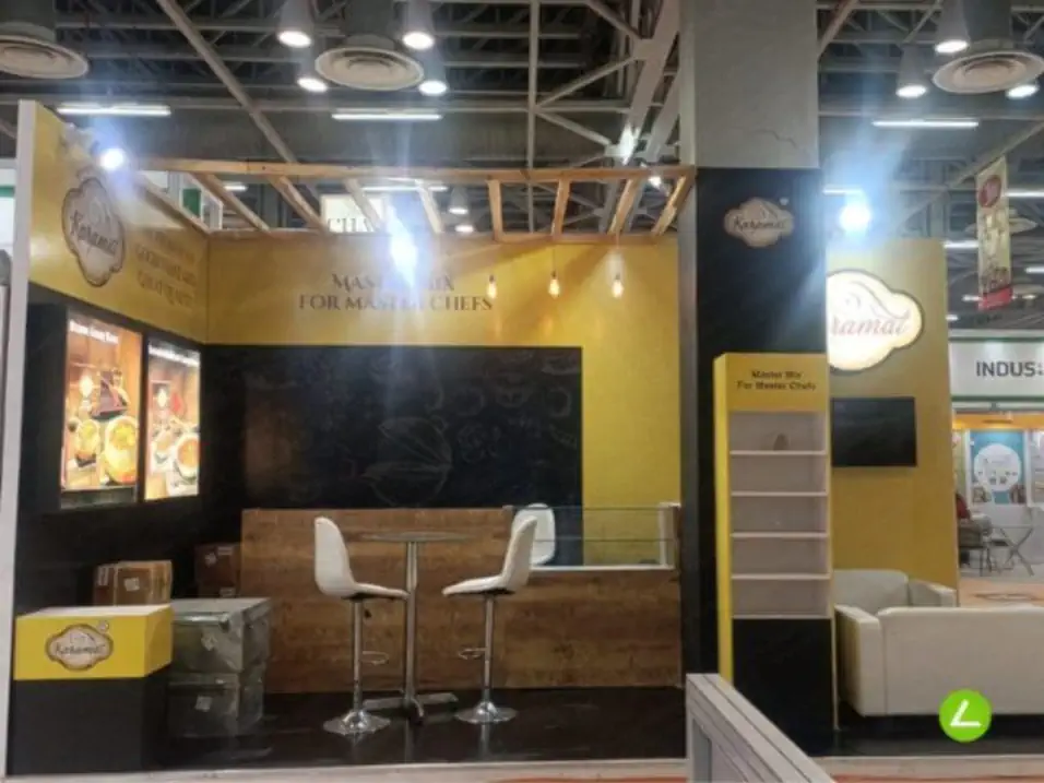 Packaged Food Exhibition Stall Design at Indus Food Expo Noida — Karamat 2022 — photo 2