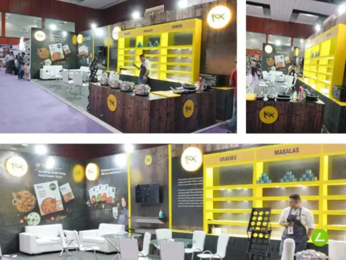 Food Brand Exhibition Stall Design at Indus Food Expo Noida — TSK 2022 — photo 2