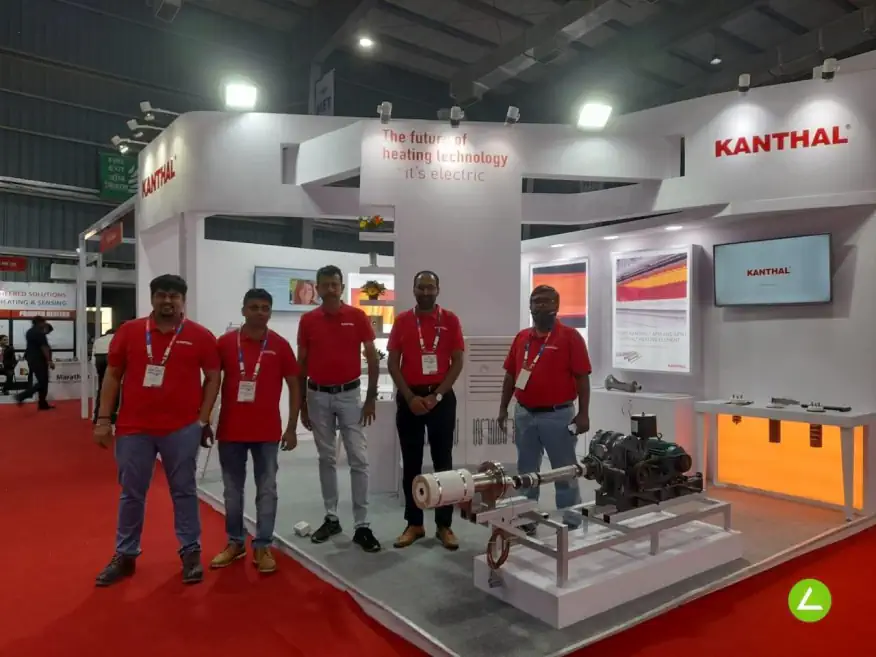 Industrial Heating Exhibition Stall Design at MET HITS Expo Mumbai — Kanthal 2022 — photo 2