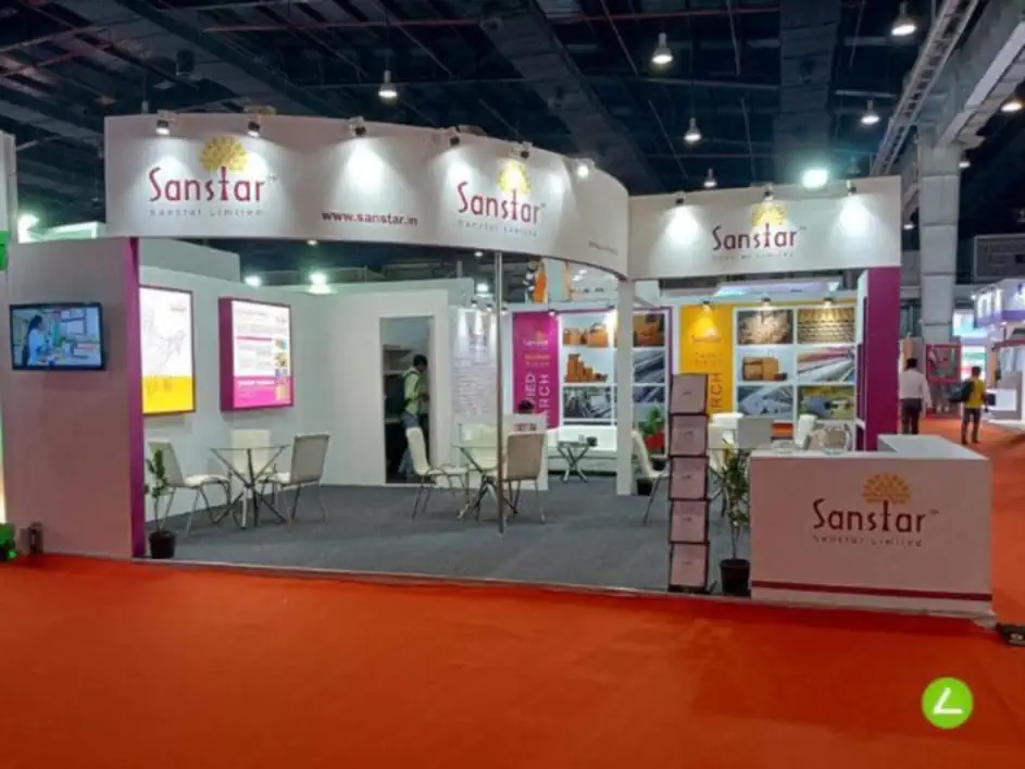 Starch & Bio-Polymer Exhibition Stall Design at Paper-Ex Expo Noida — Sanstar 2022 — photo 2