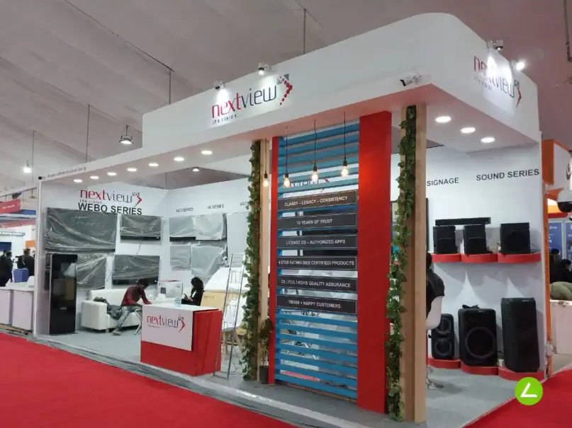 Consumer Electronics Exhibition Stall Design at SSSA Business Expo Rajkot — Nextview 2022 — photo 2
