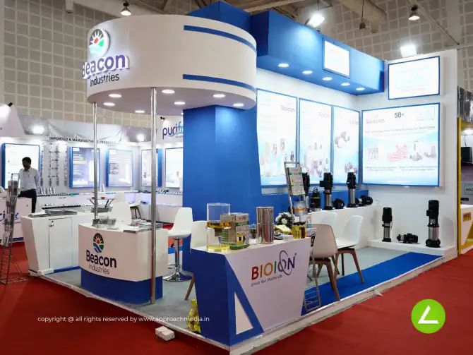 Water Purification Exhibition Stall Design at WAPTAG Water Expo Gandhinagar — Beacon Industries 2022 — photo 2