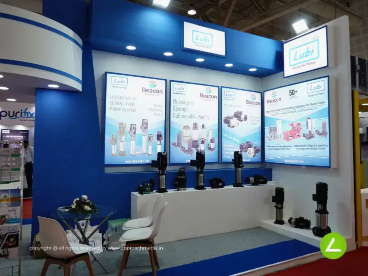 Water Purification Exhibition Stall Design at WAPTAG Water Expo Gandhinagar — Beacon Industries 2022 — photo 4