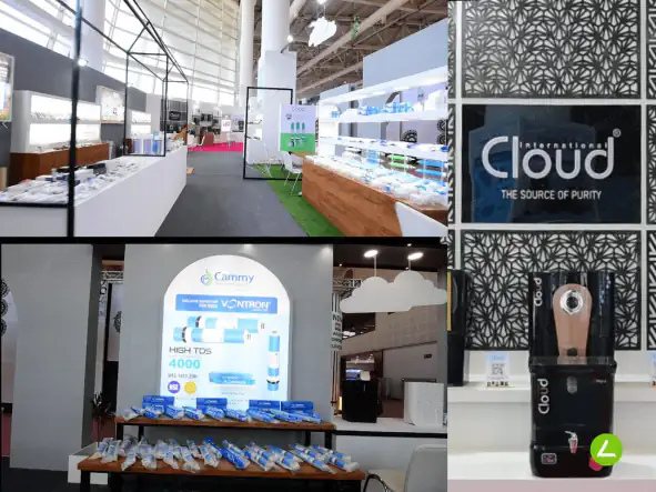 Water Dispenser Exhibition Stall Design at WAPTAG Water Expo Gandhinagar — Cloud 2022 — photo 2