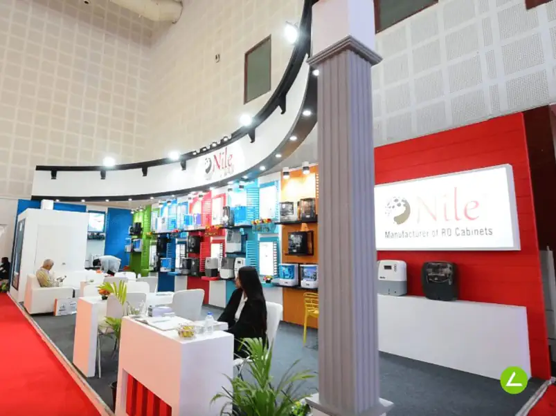 Water Treatment Exhibition Stall Design at WAPTAG Water Expo Gandhinagar — Nile Industries 2022 — photo 2