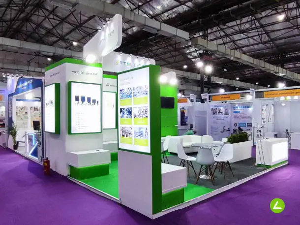 Motion Control Exhibition Stall Design at Automation Expo Mumbai — RTelligent 2023 — photo 2