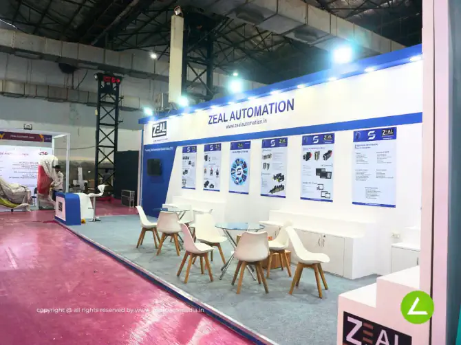 Factory Automation Exhibition Stall Design at Automation Expo Mumbai — Zeal Automation 2023 — photo 2